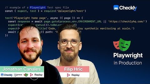 Playwright in Production