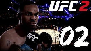 UFC 2 Career Mode Gameplay Walkthrough Part 2 - AMAZING FIGHT WITH JON JONES!
