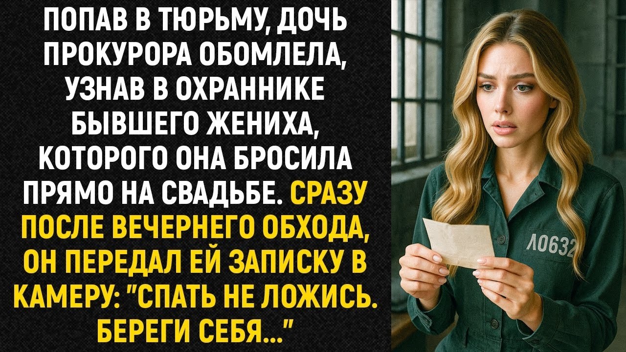 Попав в тюрьму , дочь прокурора обомлела, узнав в охраннике бывшего жениха, которого она бросила