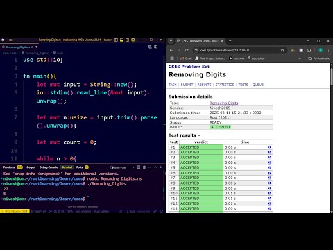 Day 26 of coding | CSES Removing Digits