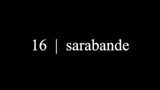 sarabande - pt. 16 of The Quarantine Variations (by Patrick Kindig and Derek Granger)