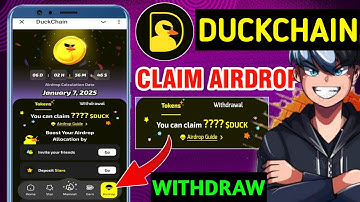Duckchain Airdrop Claim And Withdraw |  Duckchain Airdrop Withdraw | Duckchain Withdraw Process