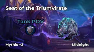 Seat of the Triumvirate +2 | Guardian Druid Tank POV | WoW Midnight M+