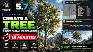 Made a Procedural Tree in 15 Minutes! 🌳 | Unreal Engine 5.7
