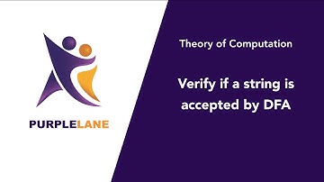7  Verify if a string is accepted by the given DFA