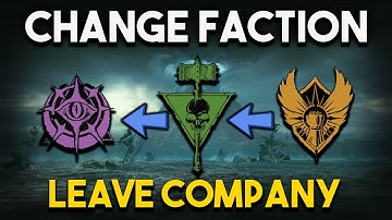 How to Change Factions AND Leave A Company In New World
