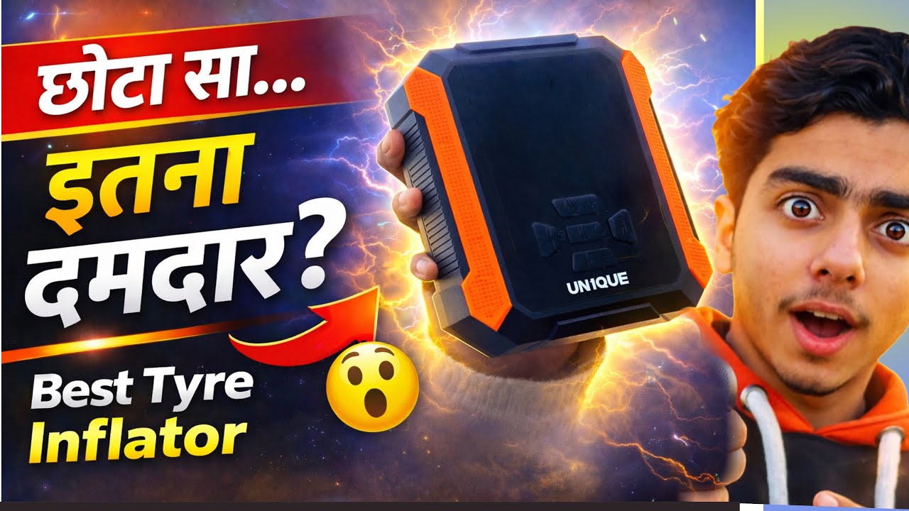 UNIQUE Best Tyre Inflator || PT 400 & 150 PSI For Car || Portable Air compressor 