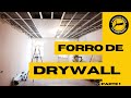 Forro Drywall passo a passo  Parte 1 - Drywall Lining Step by Step Part 1