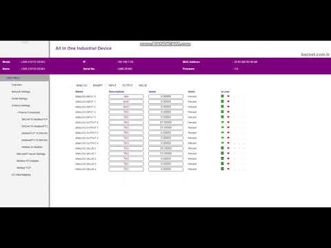 BACNET IP CONVERT TO MODBUS TCP