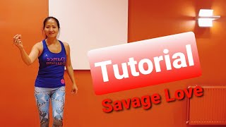 Savage Love Tutorial tiktok - Dance Challenge -  leer de dans - Dance Passion Zumba choreografie