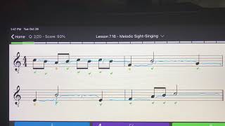 Earmaster sight singing