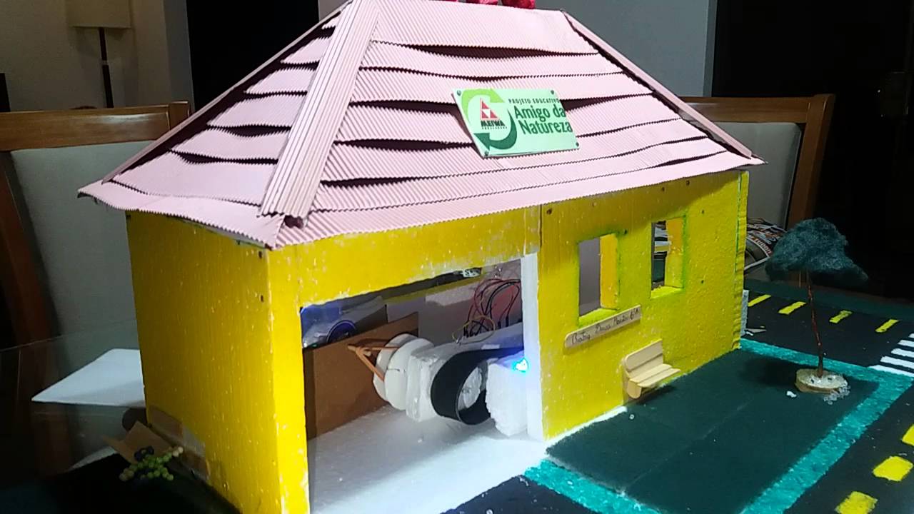 Maquete amigo da natureza isopor meiwa - YouTube