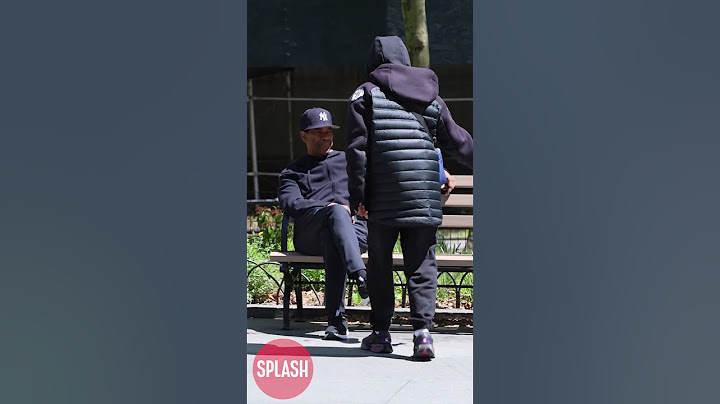 Denzel Washington And Spike Lee Goofing Off Before Filming Scene For "High And Low" Set In Brooklyn