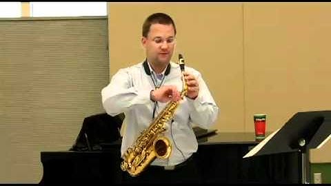 Saxophone 8 Troubleshooting Gurgle on Low Notes