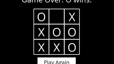 Tic-Tac-Toe -  Project 0b: CS50