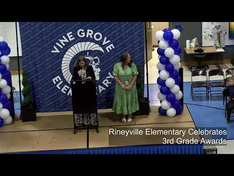 Vine Grove Elementary School - 3rd grade awards 2025