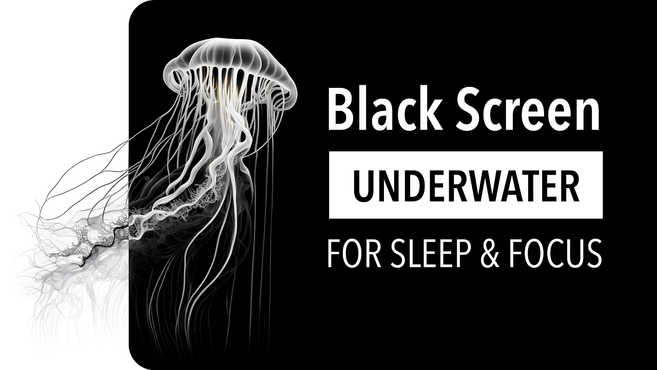 UNDERWATER Sleep • Black Screen Ambience • Low Frequency Noise Blocker