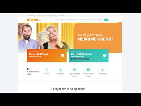 Video: Si Të Merrni Një Kredi Në Internet