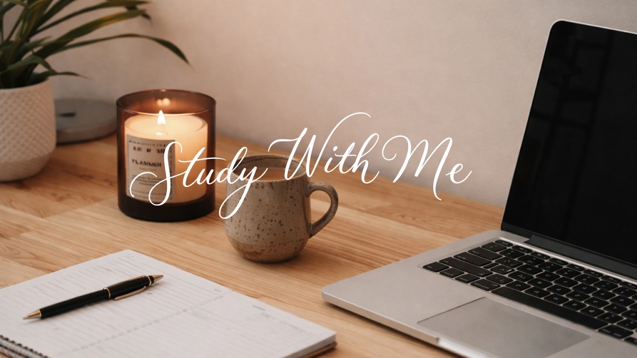 This Cozy Study Session | Study With Me Session — Let’s Beat Laziness Together