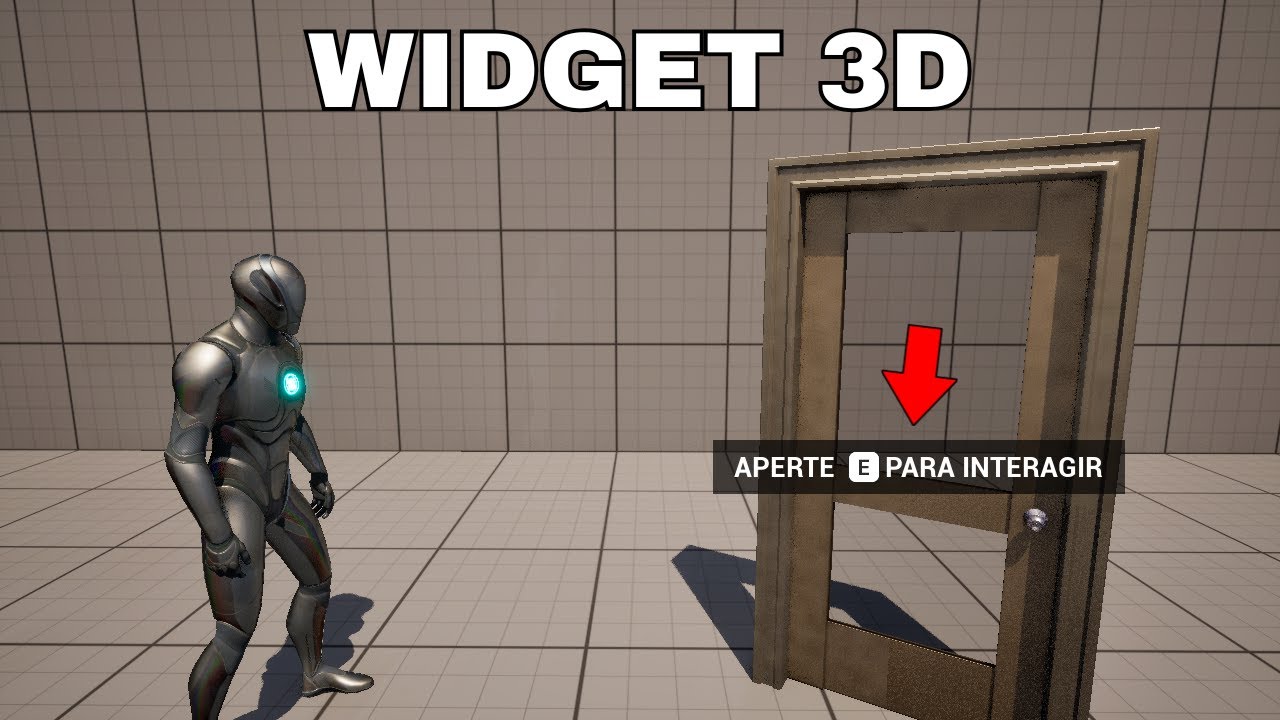 COMO FAZER WIDGET 3D na Unreal Engine 5