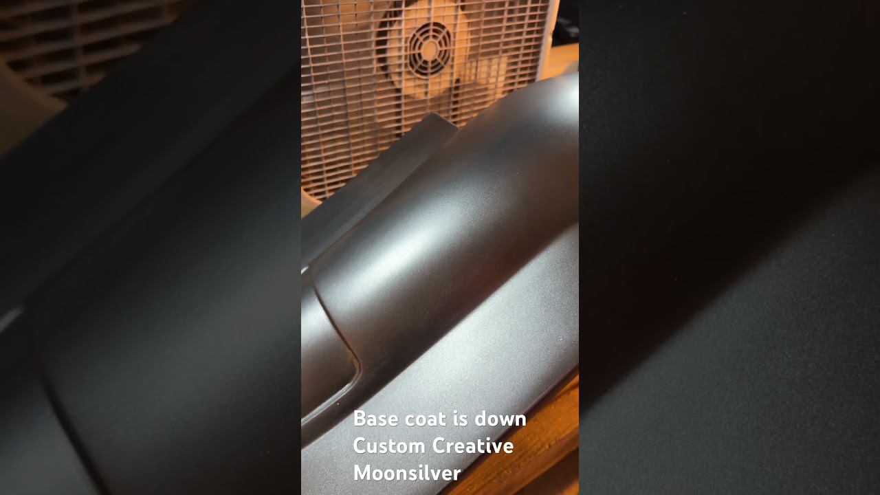 Laid down the silver base. 