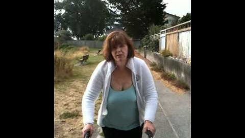 CCSVI Post treatment inury - first day walking after 2 weeks in bed