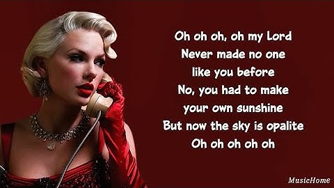 Opalite - Taylor Swift | Lyrics ~ And that’s when I told you it’s alright…
