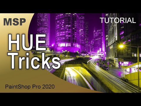 Working With Hue - Tutorial - Paintshop Pro