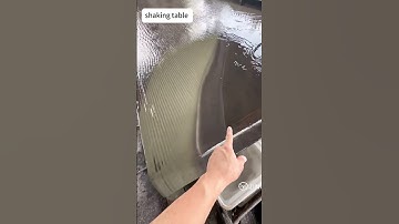 shaking table machine customer working site #shakingtable #mining #gravity #gold #machine #jycrusher