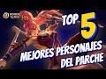 Top 5 mejores personajes del parche - Línea de choque! #HonorOfKings #HOK #JuegaHOK #Analisis #Guia