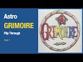 Astro Grimoire Flip Through - Part 1 ⭐️