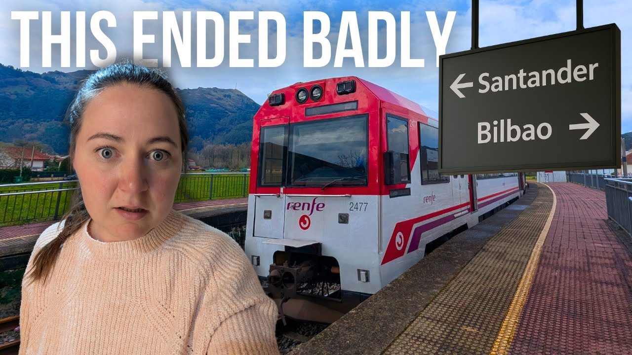 6 hours on the slowest train in Spain (Bilbao to Santander)