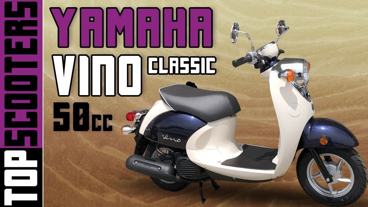 Yamaha Vino Classic 50cc Scooter - YouTube