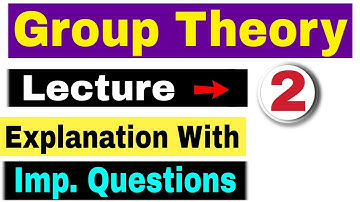 #2 Group Theory | Imp. Questions | CSIR NET/Gate/iit JAM/ Master Cadre/DSSSB/KVS/NVS/HTET/B.Sc/M.Sc