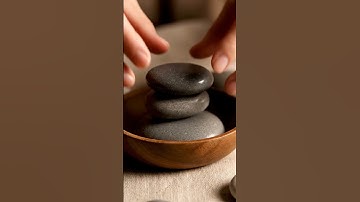 Stone Stacking ASMR ☁️ Gentle Taps, Clicks & Nature Relaxation