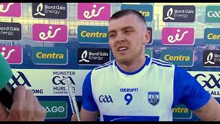 MAN OF THE MATCH DARRAGH LYONS AFTER WATERFORD V TIPPERARY - 2024 MUNSTER HURLING CHAMPIONSHIP