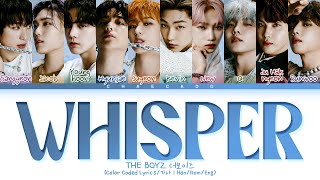 THE BOYZ WHISPER Lyrics 더보이즈 위스퍼 가사 | Color Coded | Han/Rom/Eng