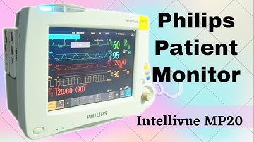 Philips Intellivue MP20 Patient Monitor | Overview | How to operate | Battery insertion | Full demo