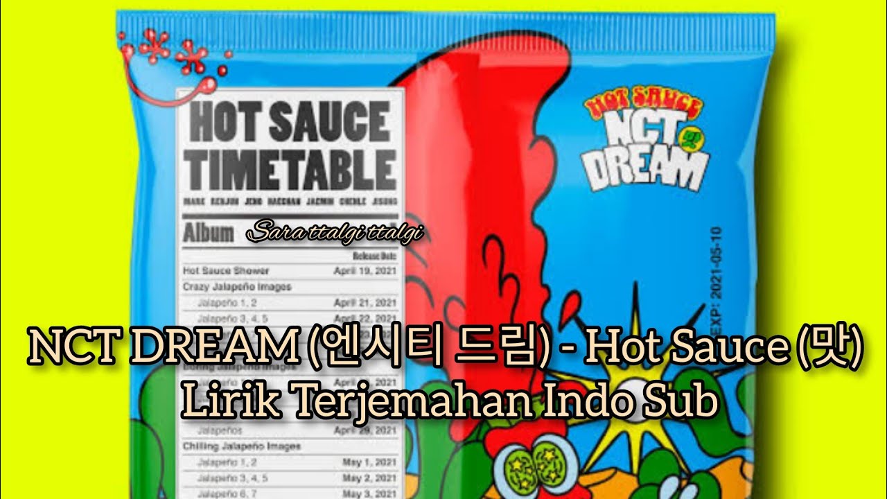 NCT DREAM Hot Sauce (맛) Lirik Terjemahan Indo Sub YouTube