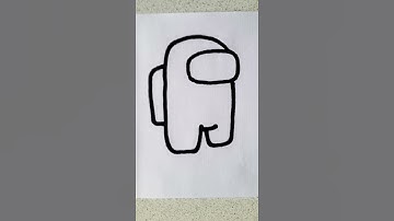 How to Draw Among us Imposter #shorts
