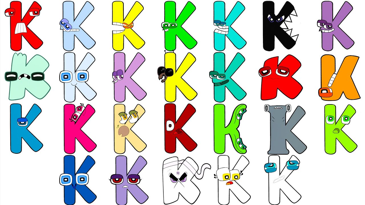 Alphabet Lore But Everyone Is K Transform ( Full Version A - Z