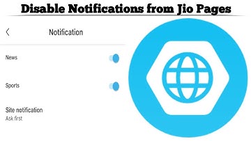 How to Turn Off Notifications on JioPages browser | Techno Logic | 2023