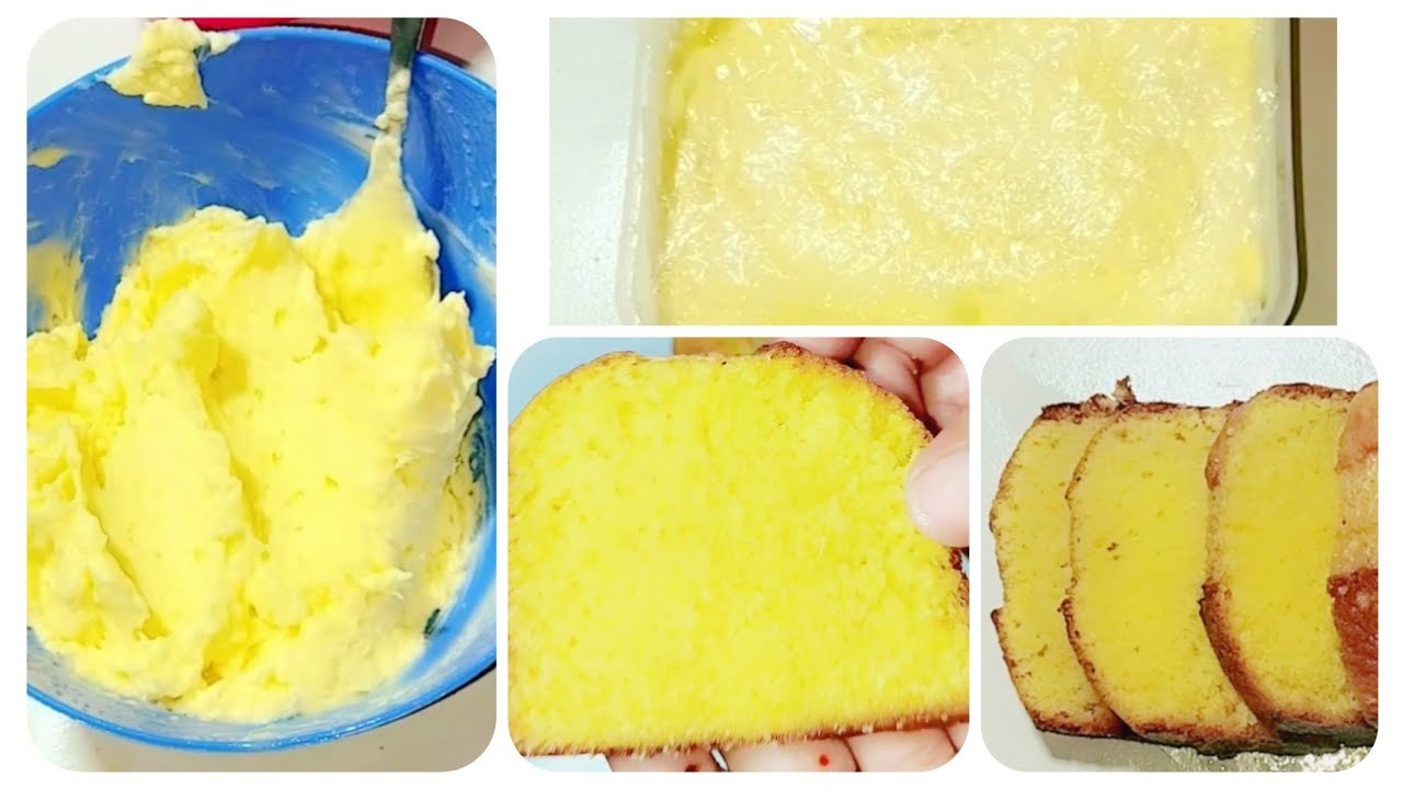 Tea cake with homemade butter#teacakewithoutoven#buttercakerecipe - YouTube