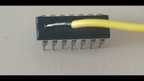 Placing of IC in trainer kit