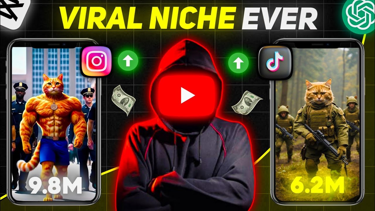 New Viral Cat Niche For TikTok Creativity Program & YouTube Shorts