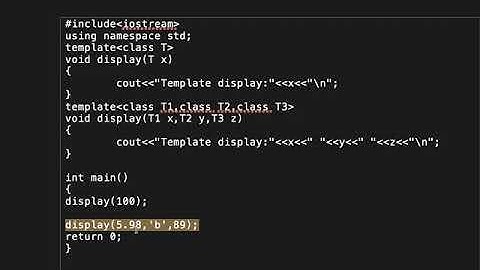 Overloading of function templates