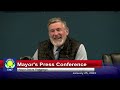 Mayor's Press Conference - January 25, 2023