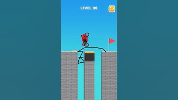 Draw Bridge Puzzle Game Level 99 #shorts