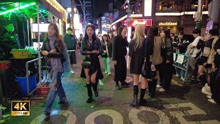 ［Hongdae 4K］Seoul Night Walk!! ~ Сегодня хочу выпить чуруп~ в Хондэ ~~ !!