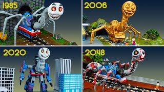 😱 EVOLUTION OF THOMAS.EXE SPIDER  - Trevor Henderson Creatures with Clay